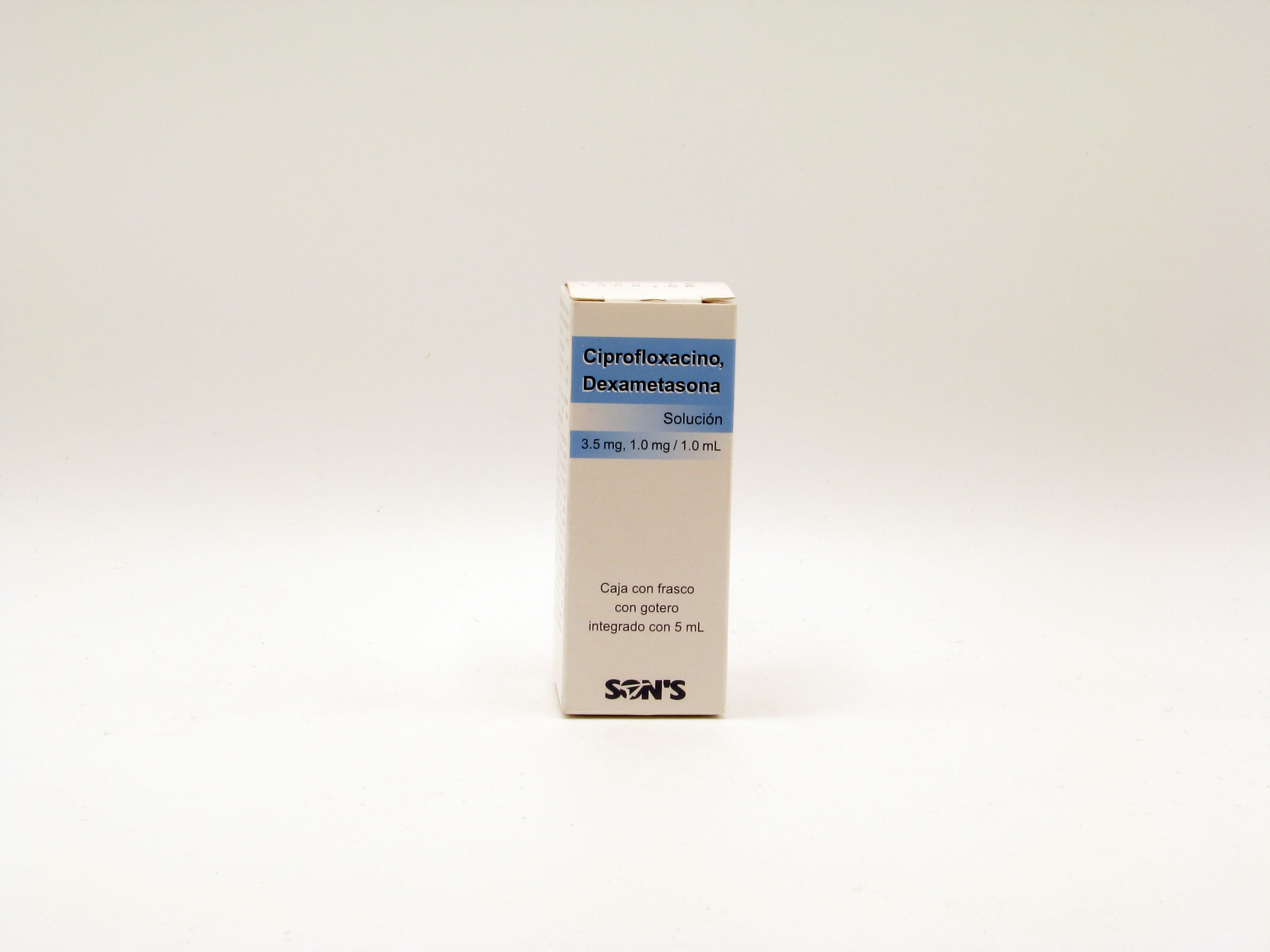 CIPROFLOXACINO, DEXAMETASONA