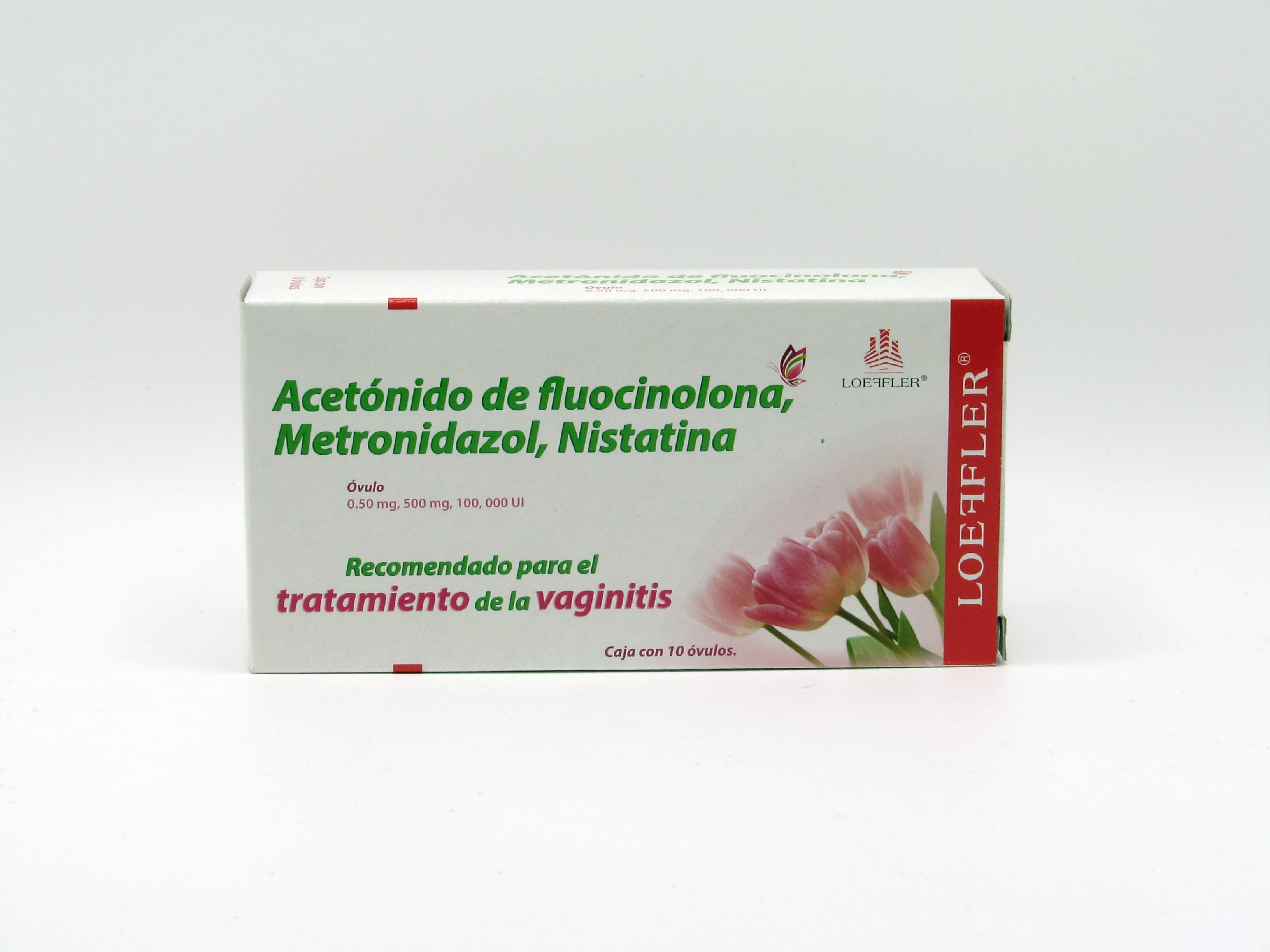 ACETÓNIDO DE FLUOCINOLONA, METRONIDAZOL, NISTATINA