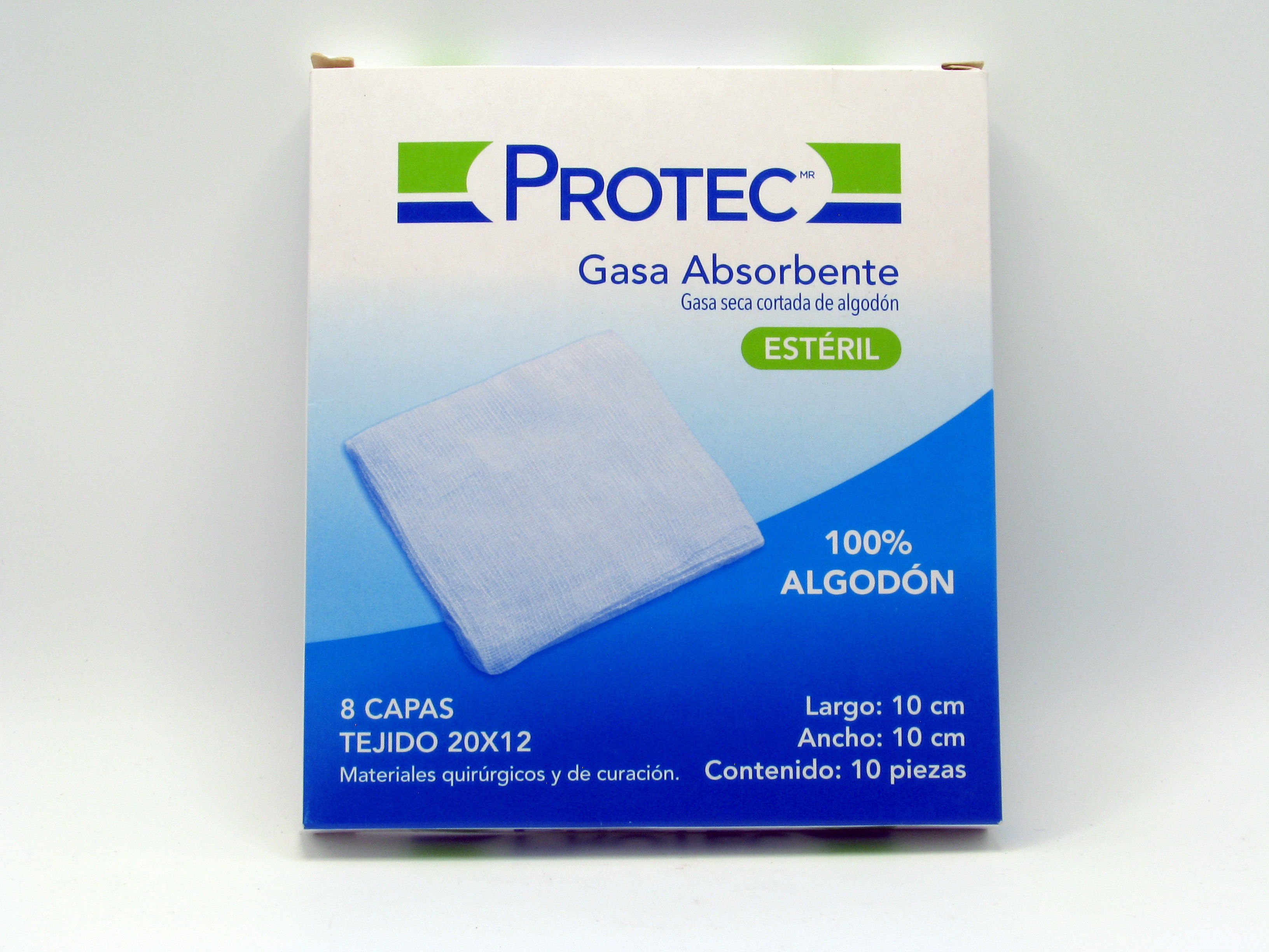 GASA ABSORBENTE 10X10 CM